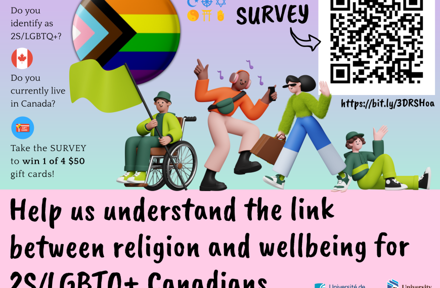 Impact of religion or spirituality on the wellbeing of 2S/LGBTQ+…