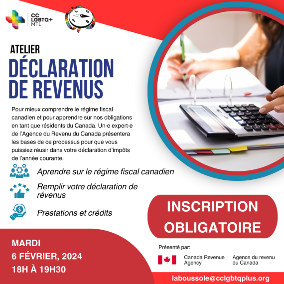 Atelier sur la déclaration de revenus